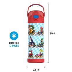 Alternative view of 16oz FUNtainer® Water Bottle Mario Kart™