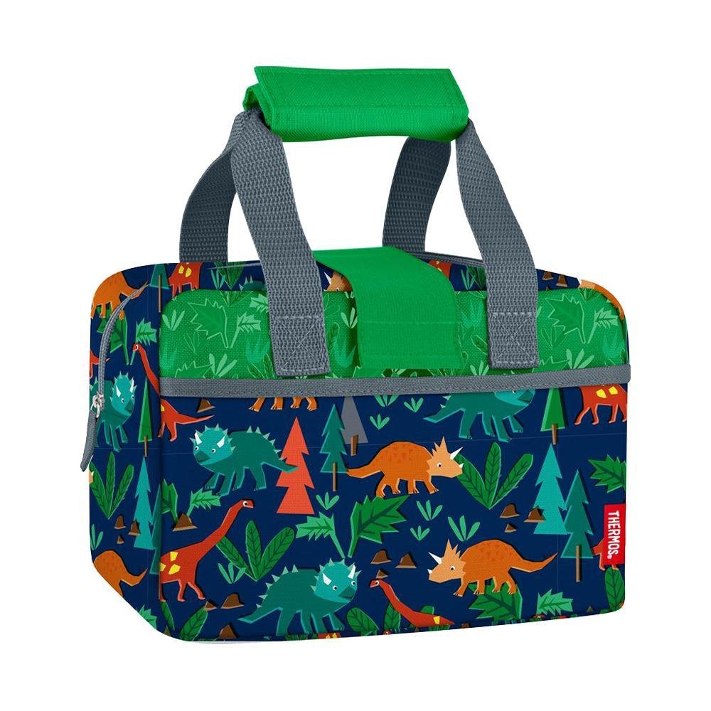 Lunch Duffle With 12oz FUNtainer® Solid Bottle Woodland Dino - Image 5