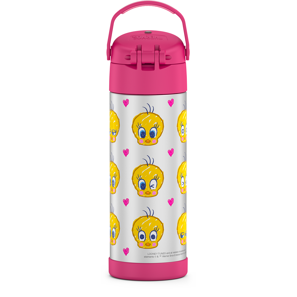 16oz FUNtainer® Water Bottle Tweety Bird™ - Image 2