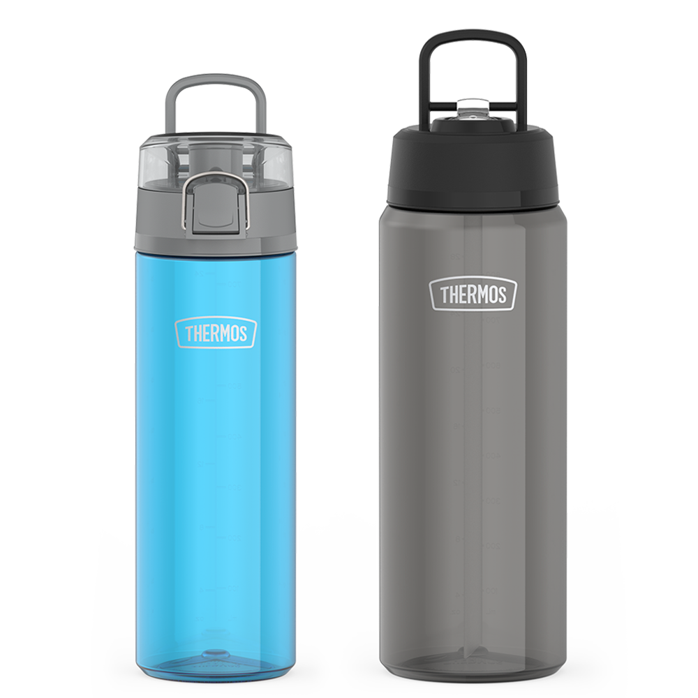 26oz Spout Lid & 32oz Straw Lid Tritan™ Water Bottle Bundle - Teal & Smoke