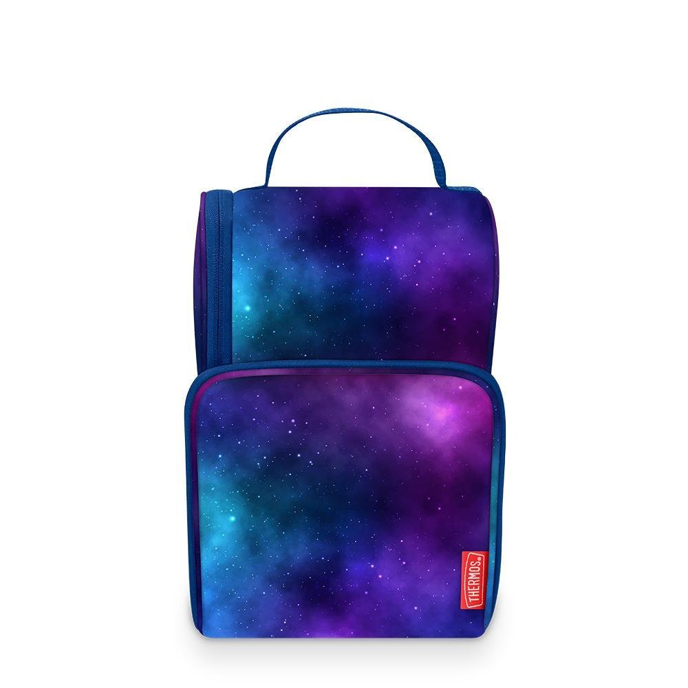 Tween Dual Lunch Box Galaxy Navy/purple