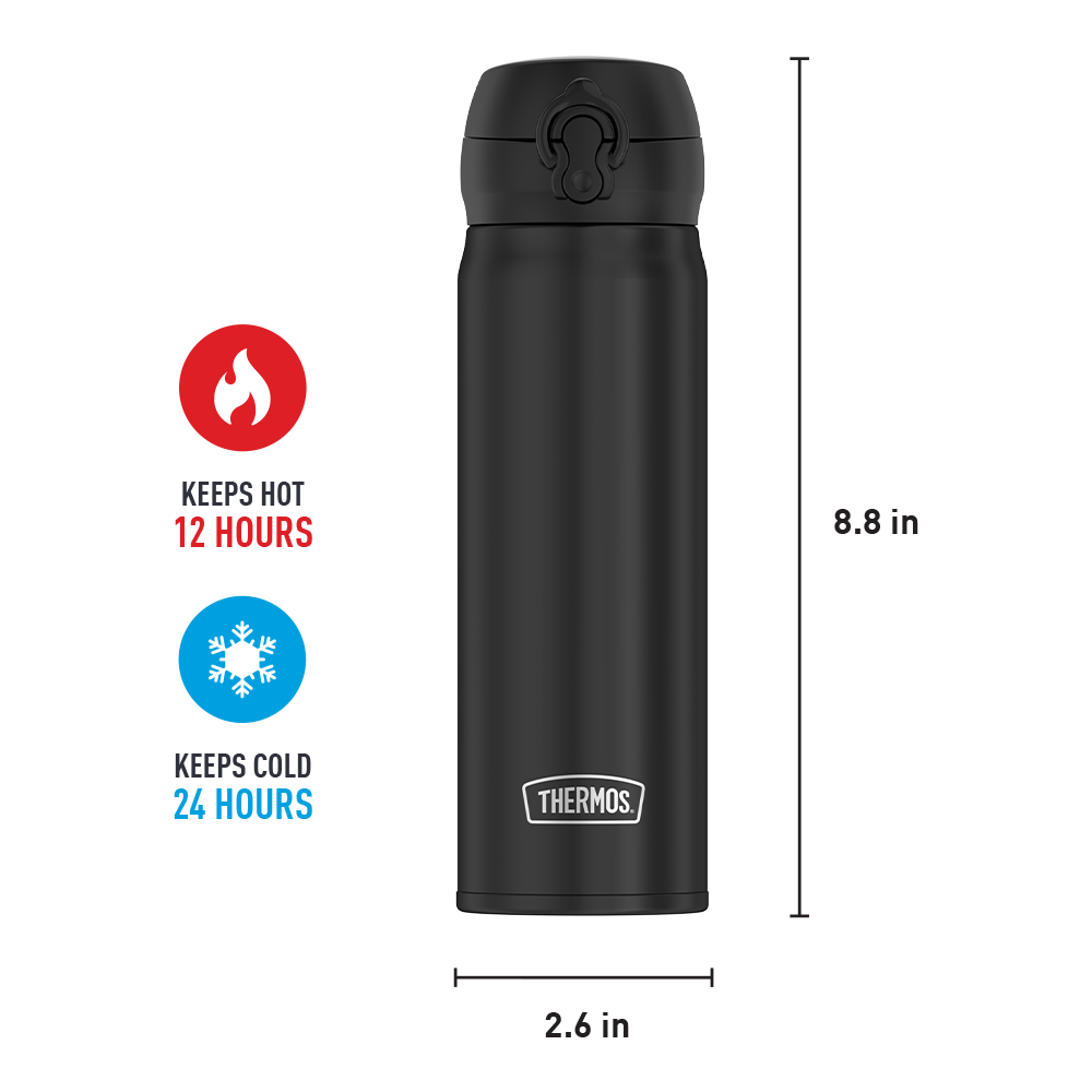 16oz Stainless Steel Direct Drink Bottle - Image 5