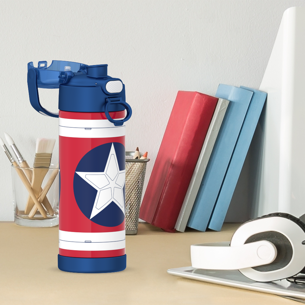 16oz FUNtainer® Water Bottle Captain America - Image 6