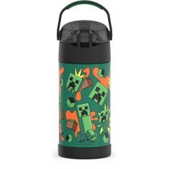 Alternative view of 12oz FUNtainer® Water Bottle Minecraft