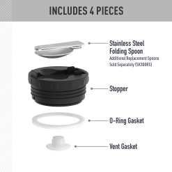 Alternative view of 16oz + 24oz STAINLESS KING™ FOOD JAR - REPLACEMENT STOPPER