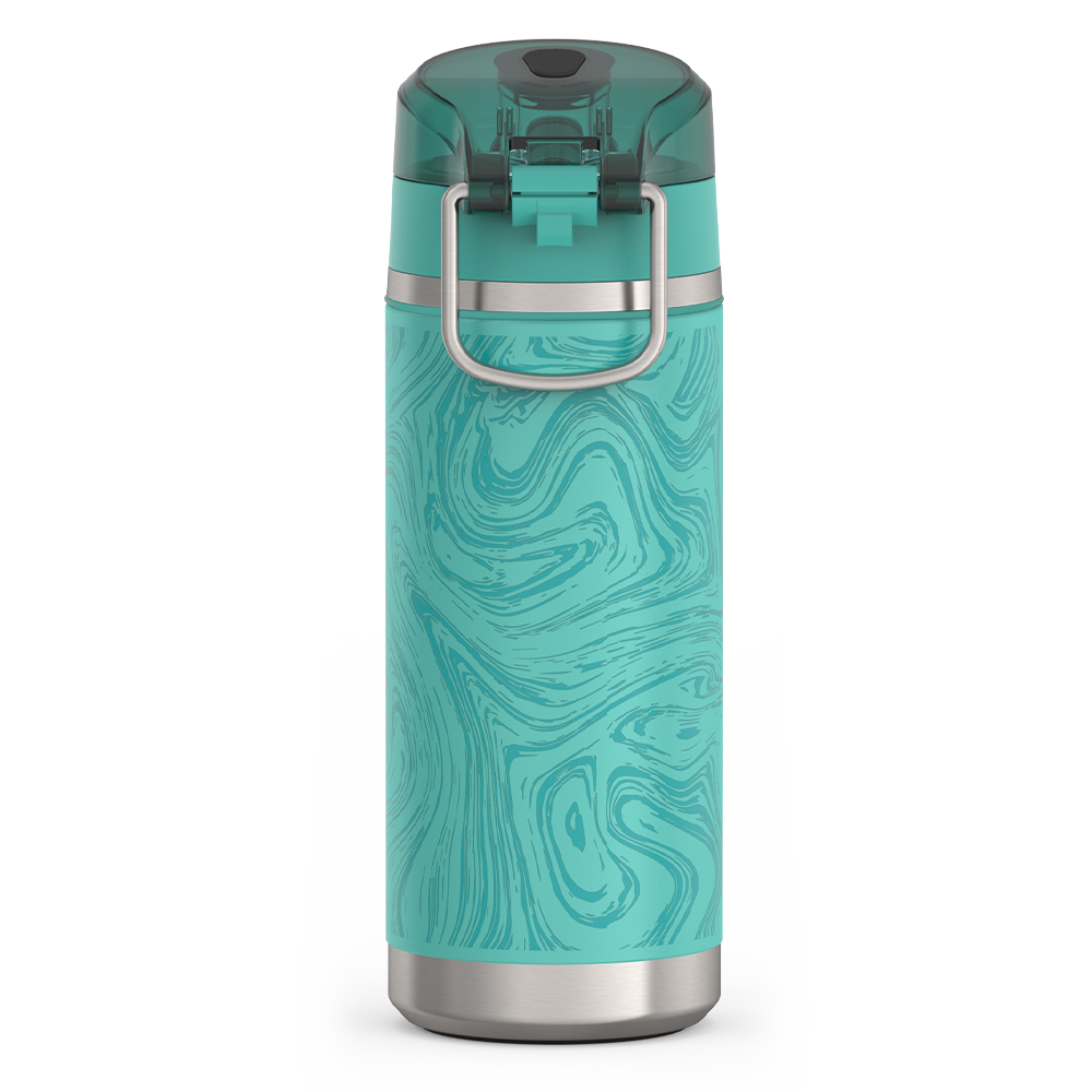 18oz Icon™ Kids Water Bottle With Spout Lid - Marble - Image 4