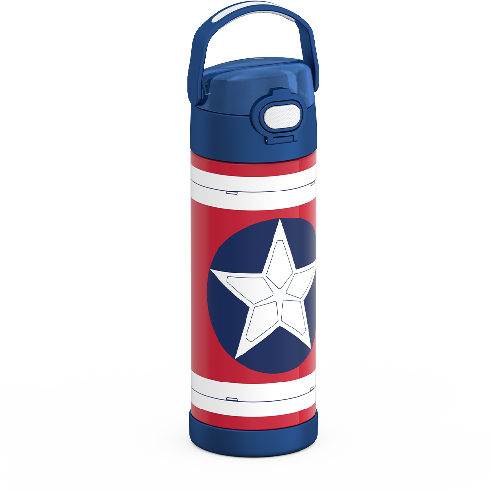 16oz FUNtainer® Water Bottle Captain America - Image 5