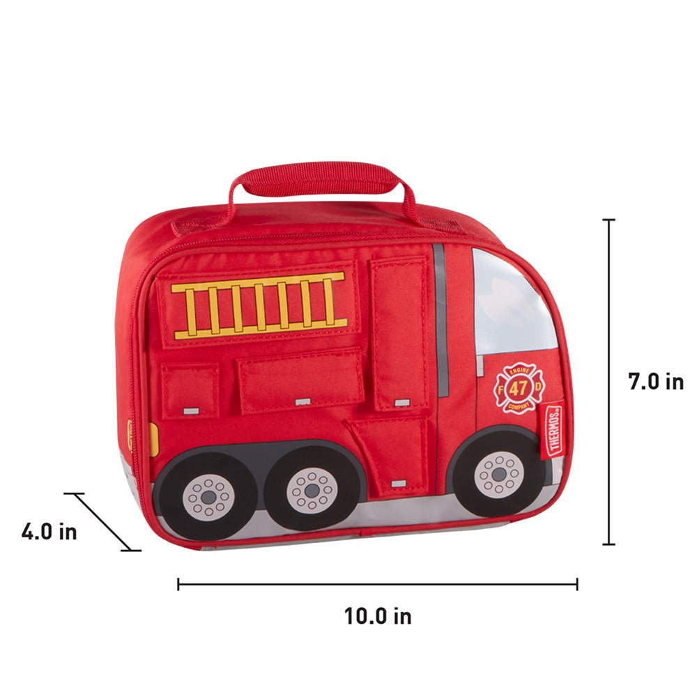 Novelty Lunch Box Firetruck - Image 7