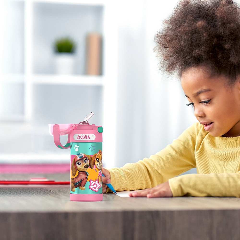 12oz FUNtainer® Water Bottle Paw Patrol Girl - Image 3