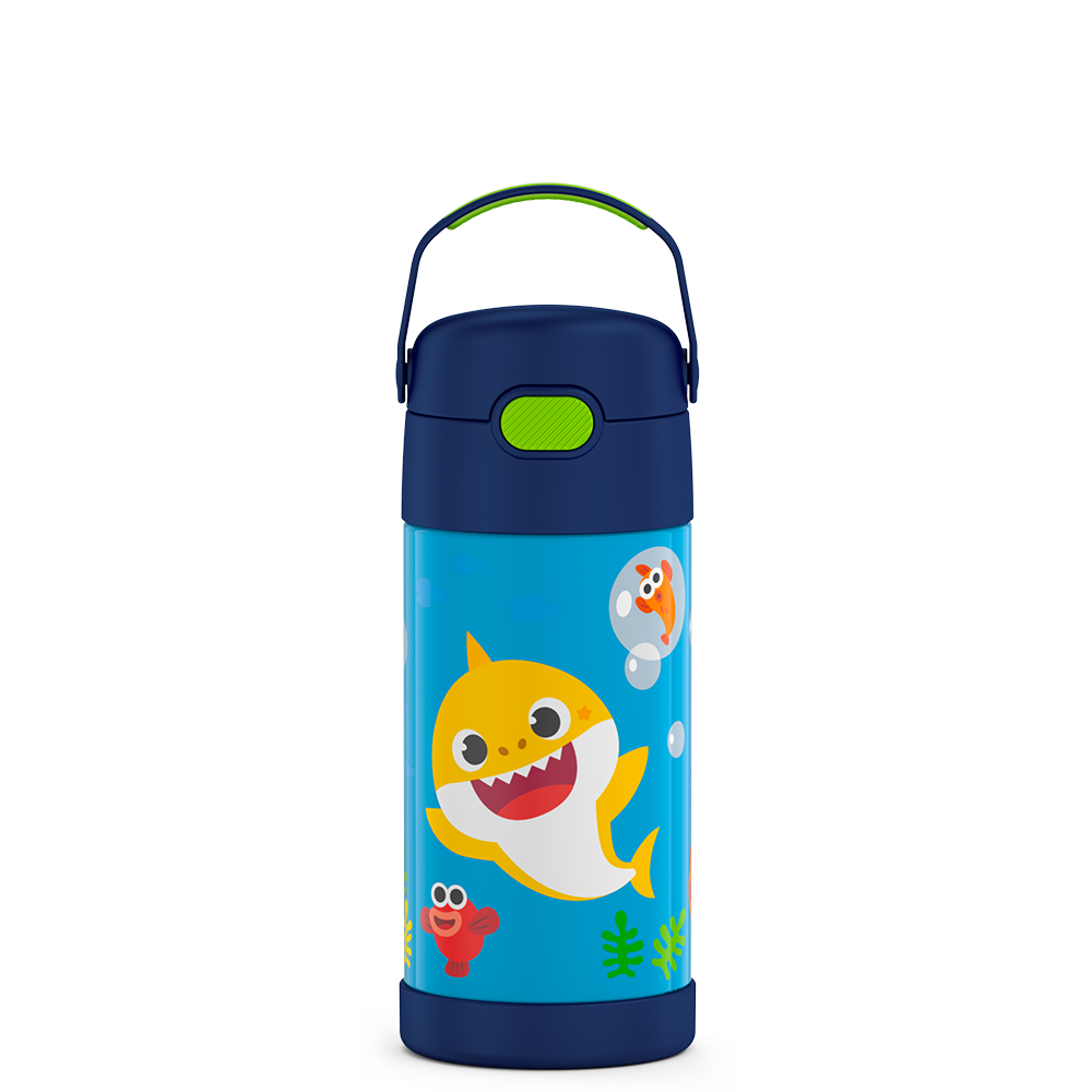 12oz FUNtainer® Water Bottle Baby Shark
