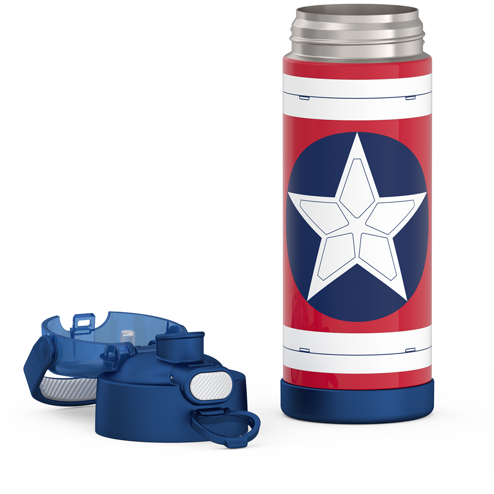 16oz FUNtainer® Water Bottle Captain America - Image 9