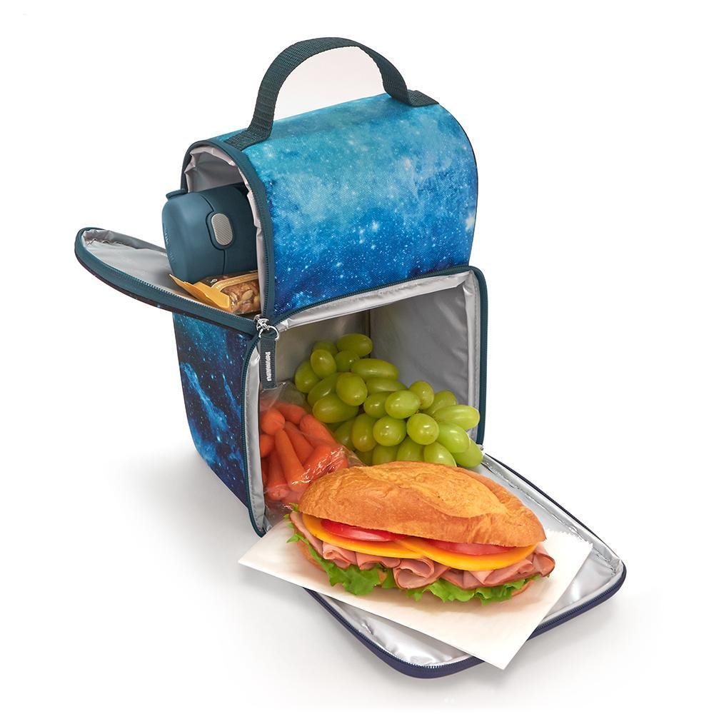 Dual Compartment Lunch Box Galaxy Teal - Image 3