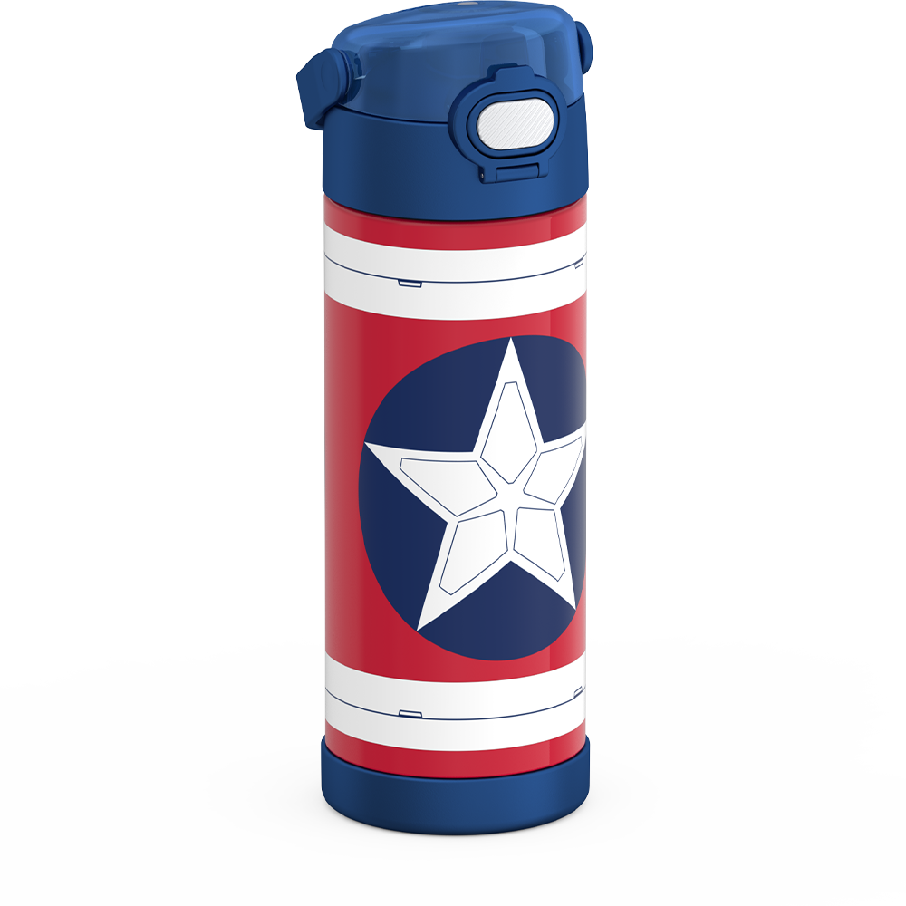 16oz FUNtainer® Water Bottle Captain America - Image 7