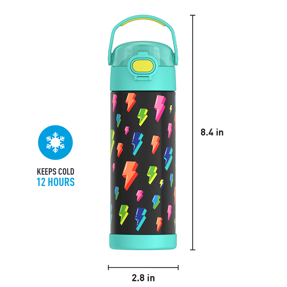 16oz FUNtainer® Water Bottle With Locking Lid - Image 82