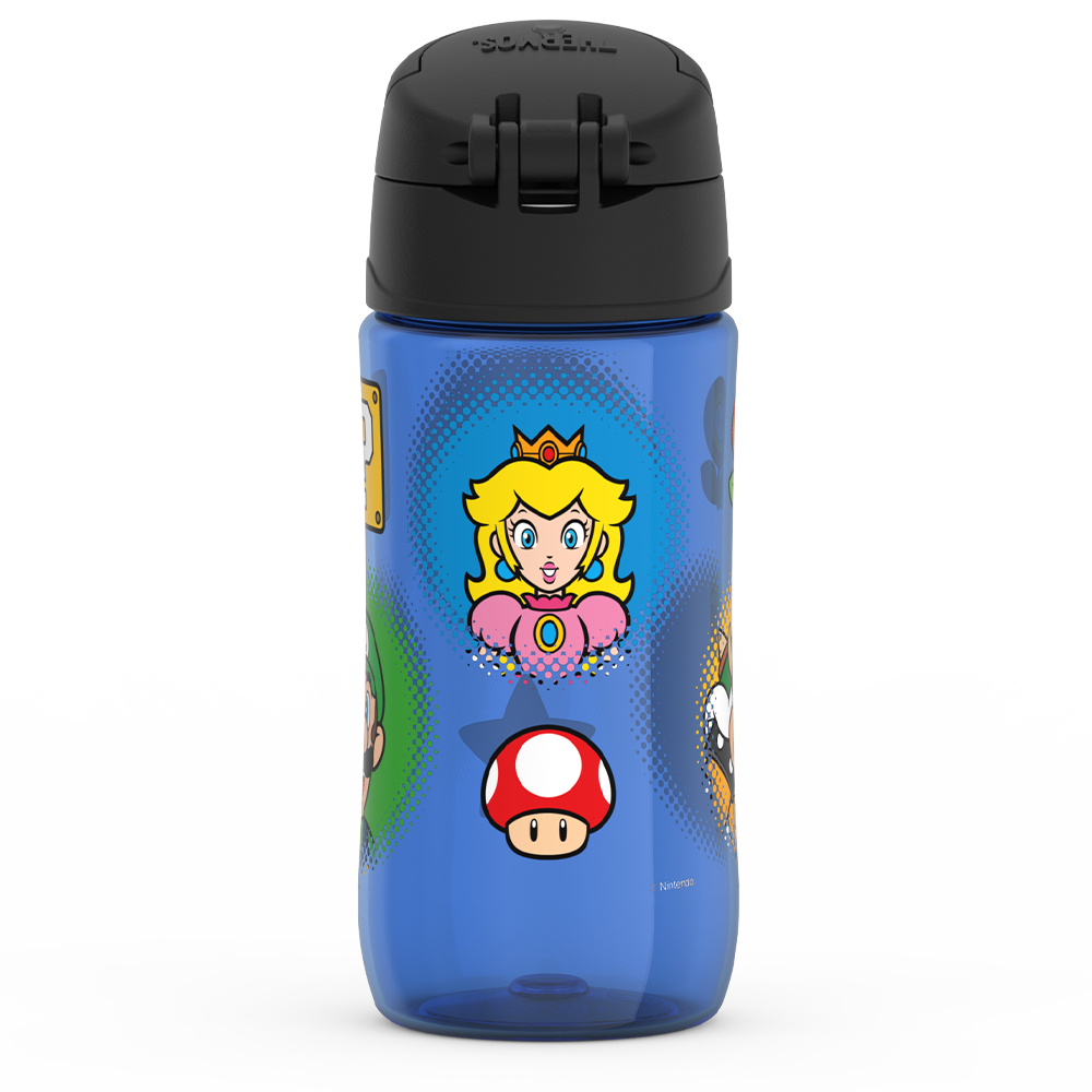 16oz Thermos® Kids Water Bottle With Spout Lid Mario Kart™ - Image 3