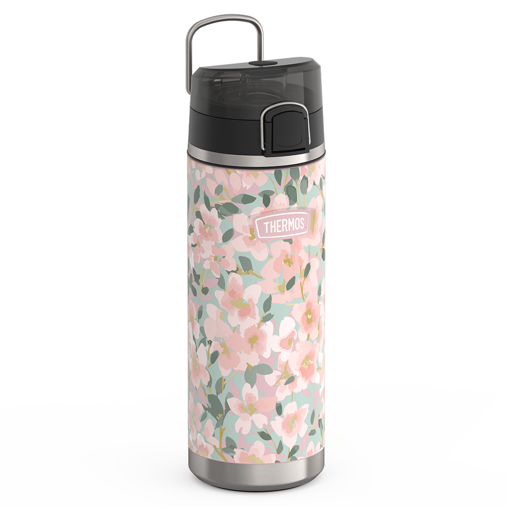 24oz ICON™ WATER BOTTLE WITH SPOUT - WATERCOLOR FLORAL - Image 3