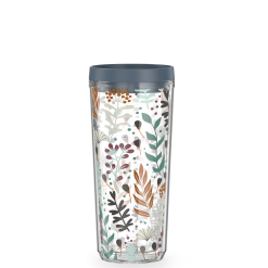 24oz Double Wall Tumbler Whimsical Leaves