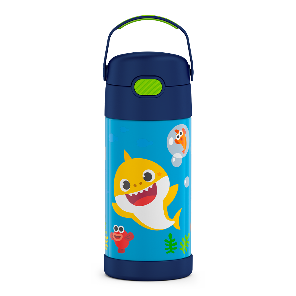 12oz FUNtainer® Water Bottle Baby Shark - Image 2