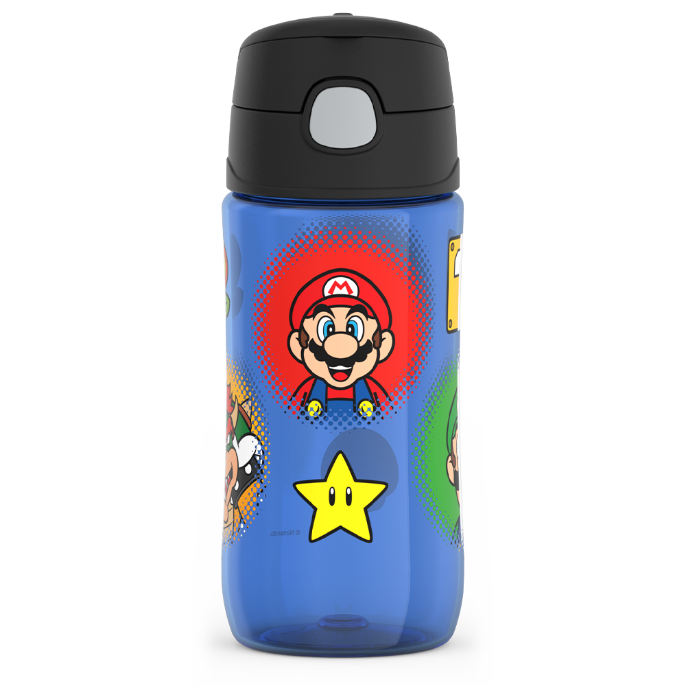 16oz Thermos® Kids Water Bottle With Spout Lid Mario Kart™ - Image 7