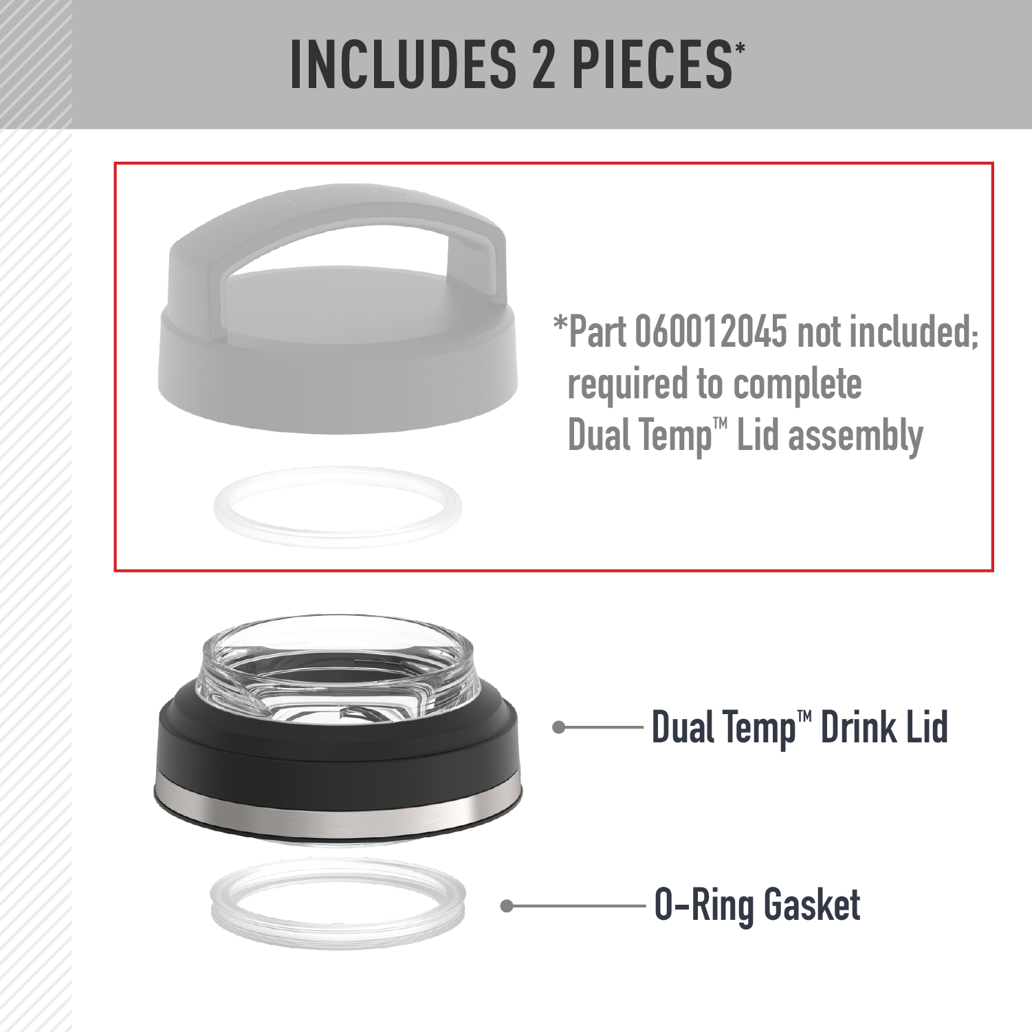 32oz ICON™ DUAL TEMP BEVERAGE BOTTLE - REPLACEMENT DRINK LID - Image 3