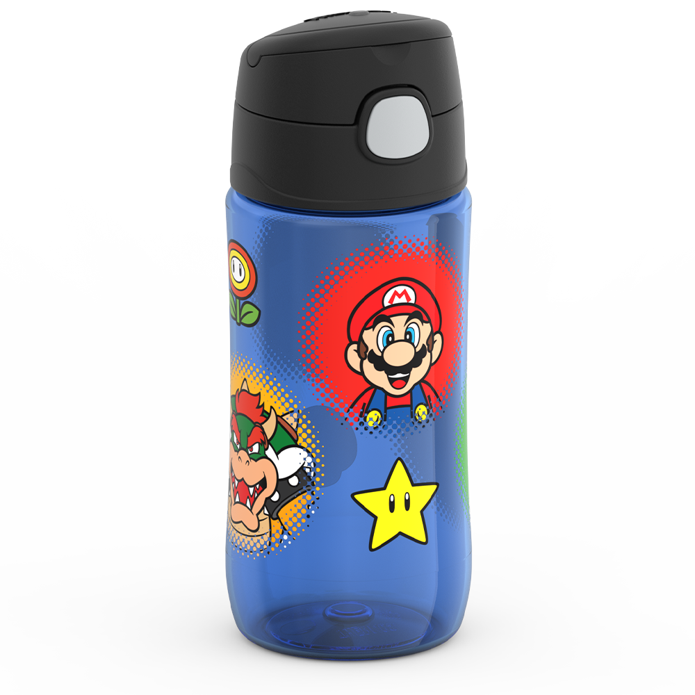 16oz Thermos® Kids Water Bottle With Spout Lid Mario Kart™ - Image 4