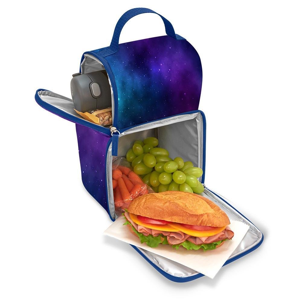 Tween Dual Lunch Box Galaxy Navy/purple - Image 7