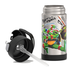 Alternative view of 12oz FUNtainer® Water Bottle Teenage Mutant Ninja Turtles