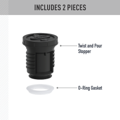 Alternative view of 16oz STAINLESS KING™ BEVERAGE BOTTLE - REPLACEMENT STOPPER