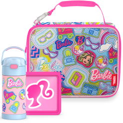 Barbie™ Bundle - Soft Lunch Box, 12oz FUNtainer® Water Bottle & Hard Ice